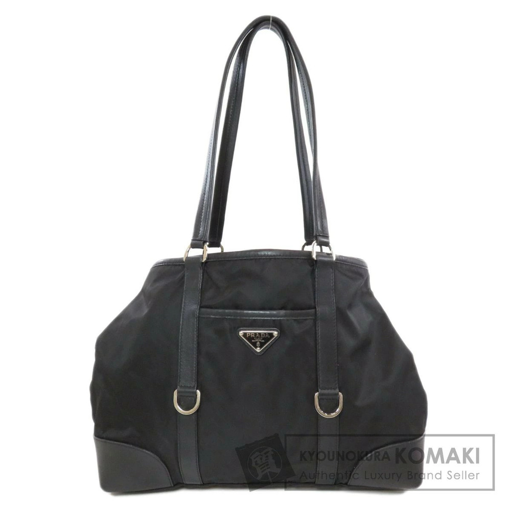 Prada Tessuto tote Shoulder Bag Black